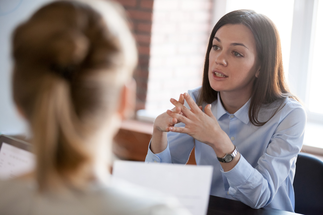 Human Resource Talking to a Candidate 